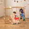 Kids 6-in-1 Indoor Jungle Gym with Slide, Climbing Ramp, and Ball Play for Ages 3-14